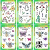 That's Crafty! A5 Stamp Set Bundle - Floral, Zen & Grunge